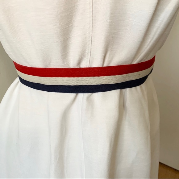RARE Vintage Nautical Stretch Stripe Belt w/ Clasp - Picture 4 of 10